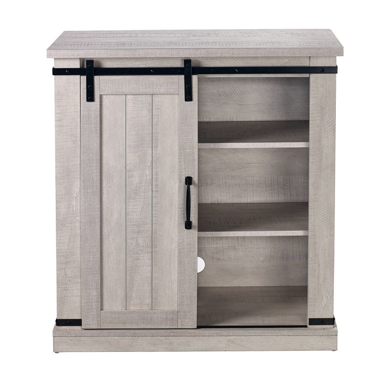 32" TV Stand For TVs up to 40" Saw Cut Off White - Home Essentials