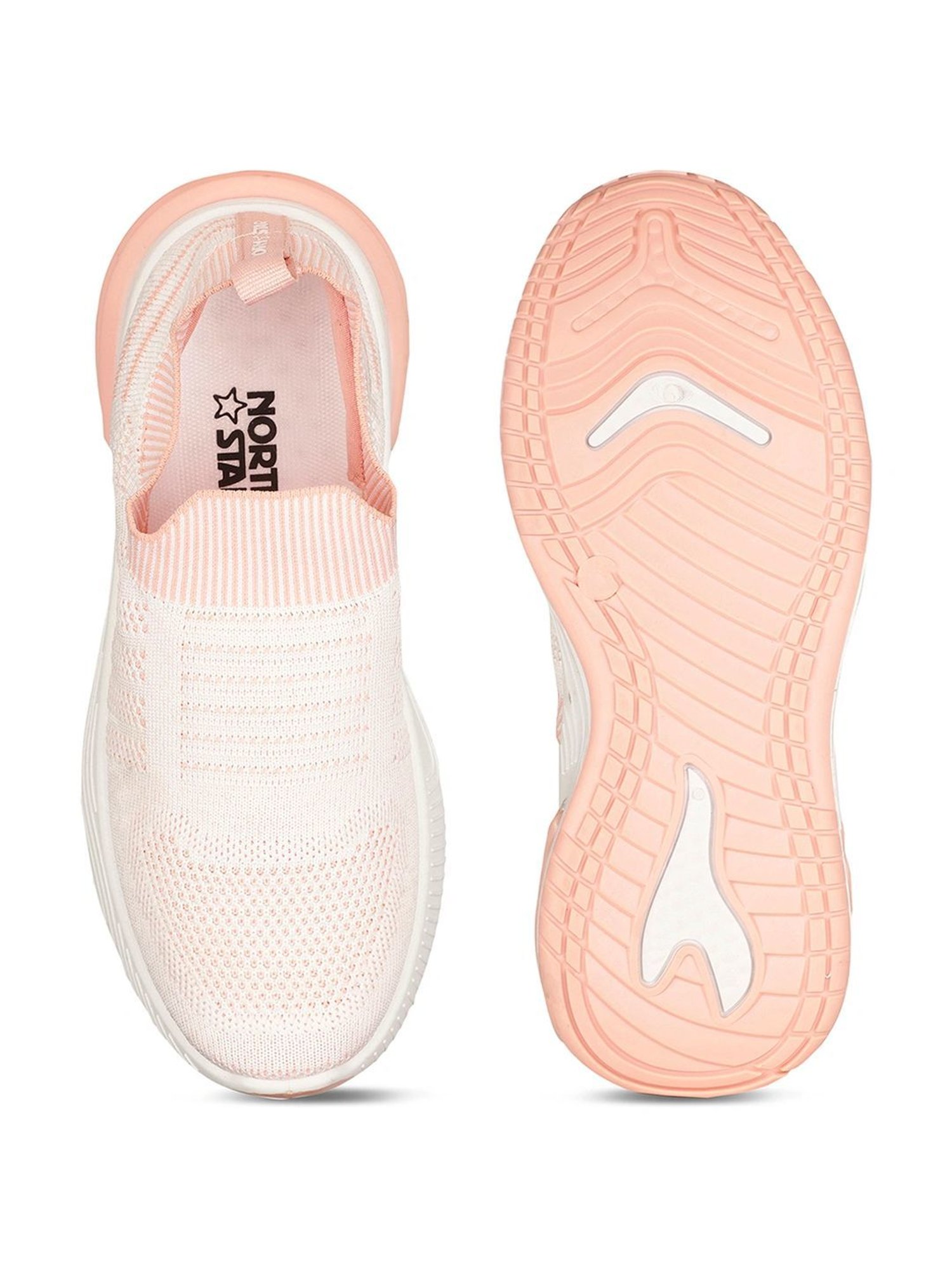 North Star by Bata Women's AIR White Walking Shoes