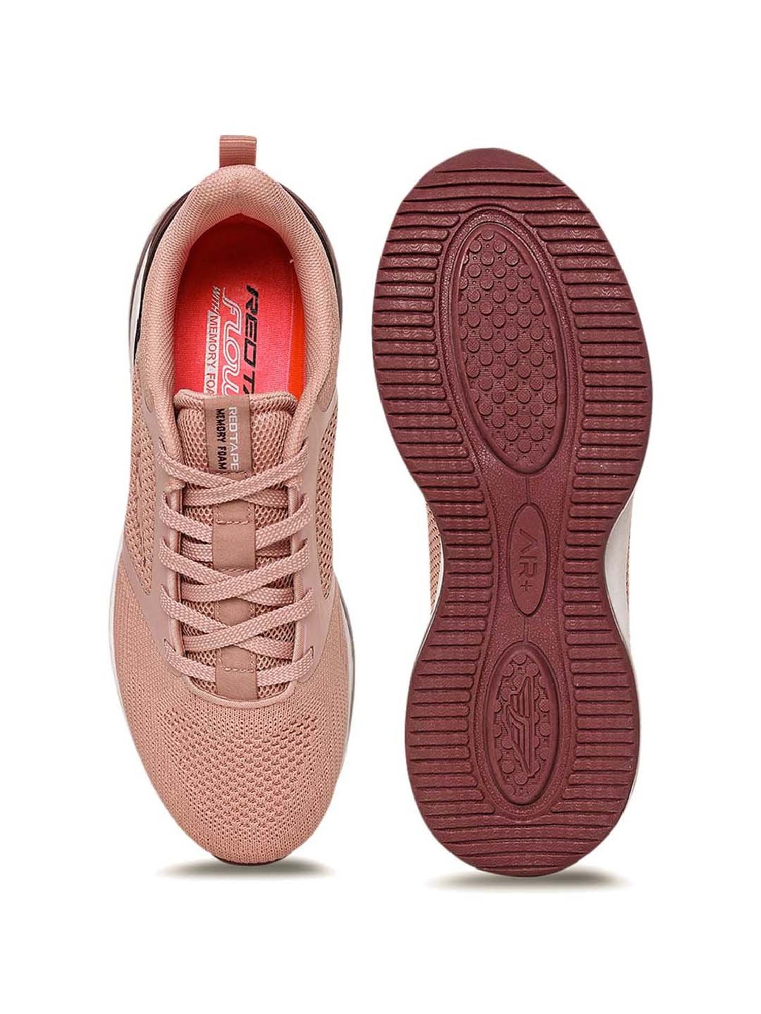 Red Tape Women's Peach Walking Shoes