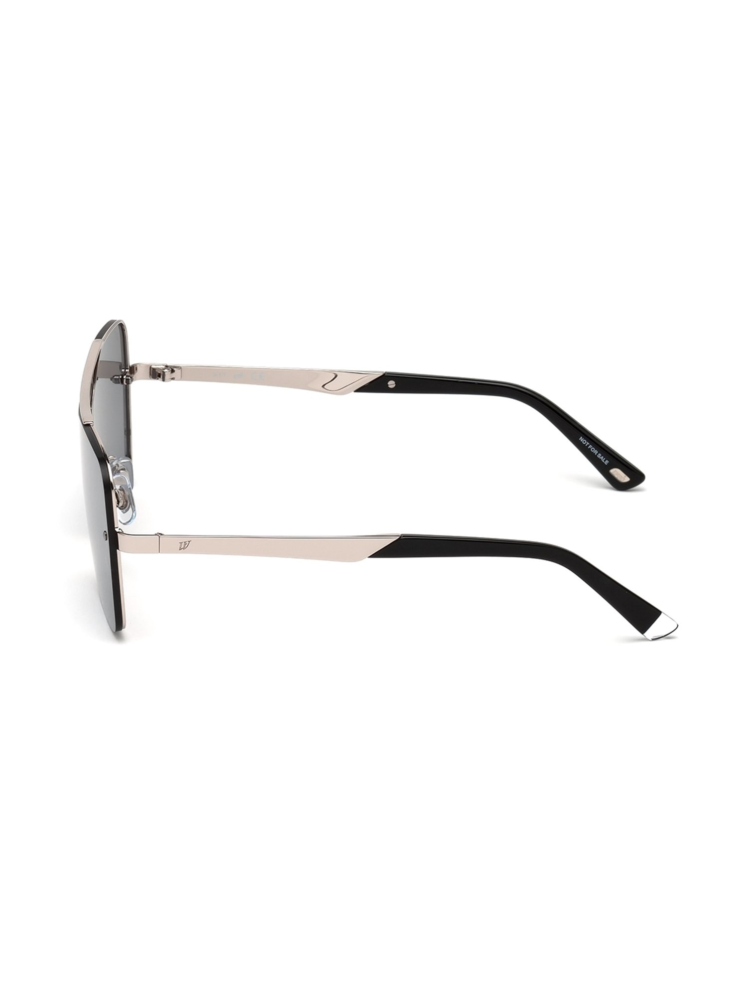 WEB EYEWEAR Grey Square Sunglasses Designed in Italy