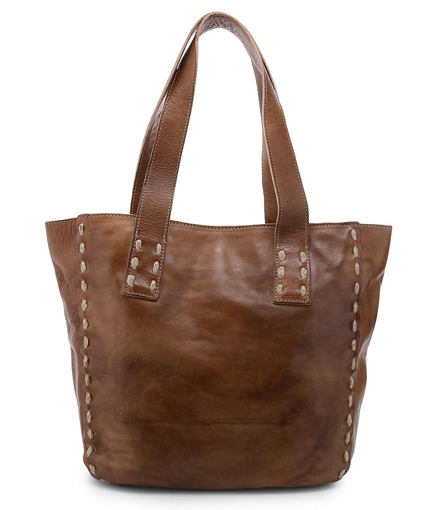 Bed Stu Stevie Leather Pick Stitch Tote Bag
