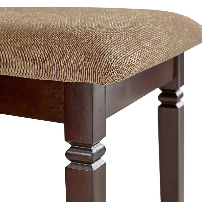 Set of 2 Haden Upholstered Dining Chairs Brown - Inspire Q