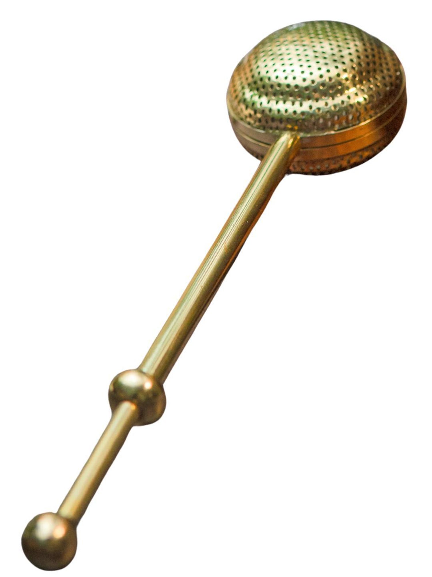 Ambi Pure Brass Bliss Tea Infuser With Slide Mechanism