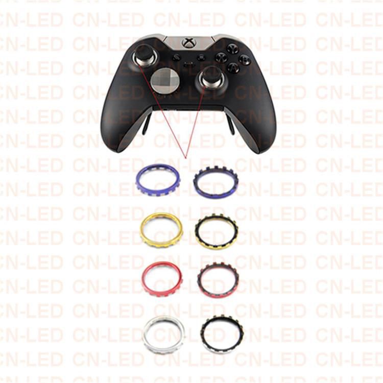 Custom Design Chrome RED Thumbstick Accent Rings Circle for Xbox One Elite Controller Circle