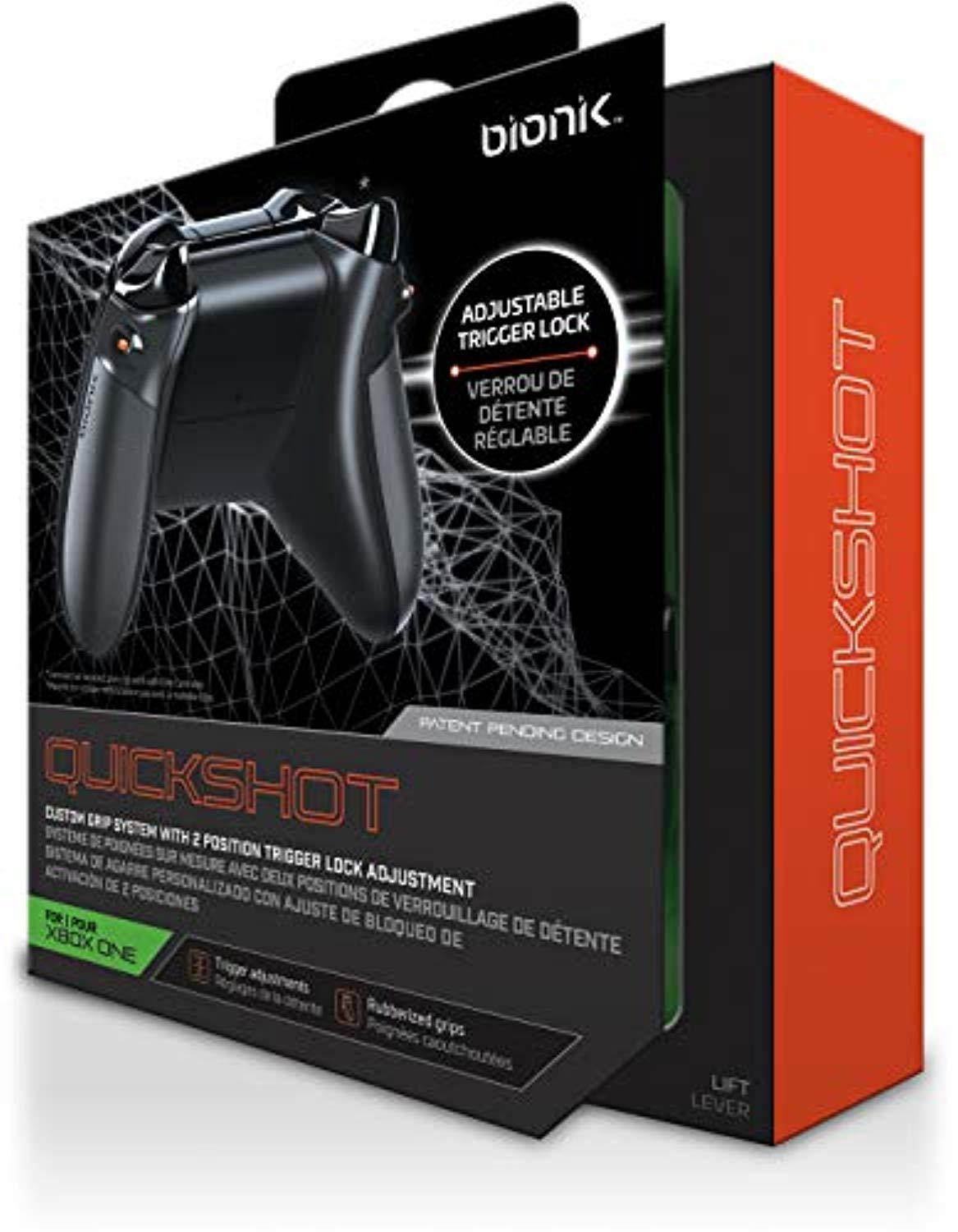 Bionik Quickshot Rubber Grip with Dual Setting Trigger Lock for Xbox One Controller