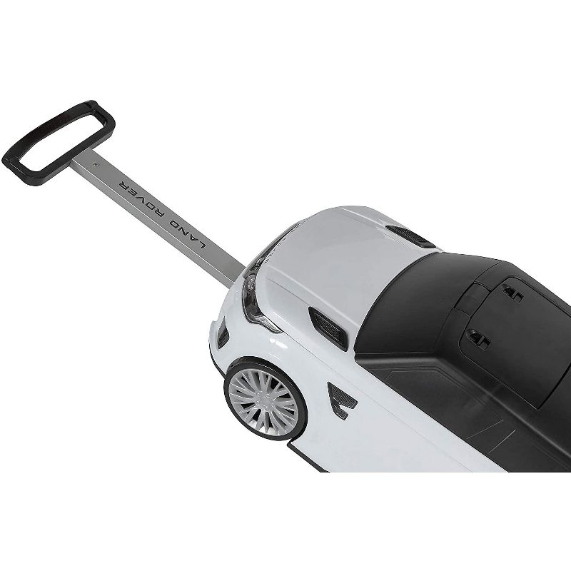 Best Ride On Cars 2-in-1 Range Rover SVR Toddler Baby Convertible Buggy Wagon Push Car with Rolling Suitcase Storage Compartment, White