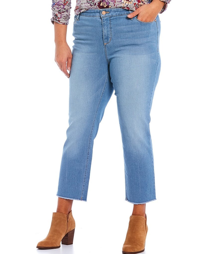 Democracy Plus Size Ab-Solution Capri Skimmer Jean