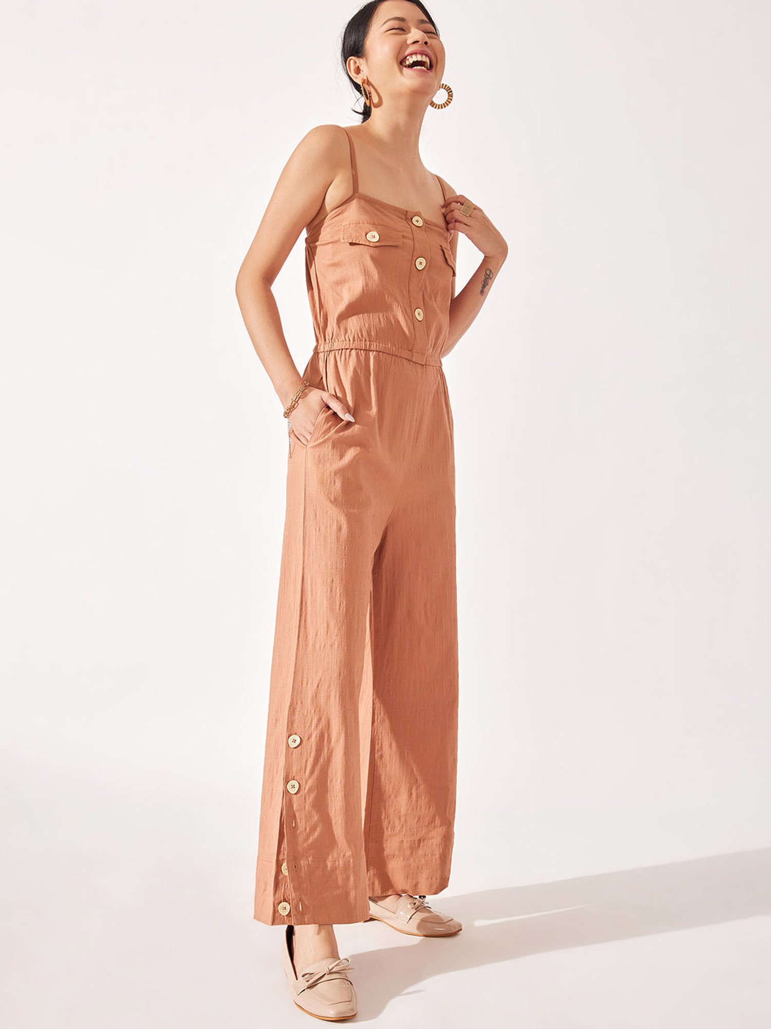The Label Life Dusty Pink Jumpsuit