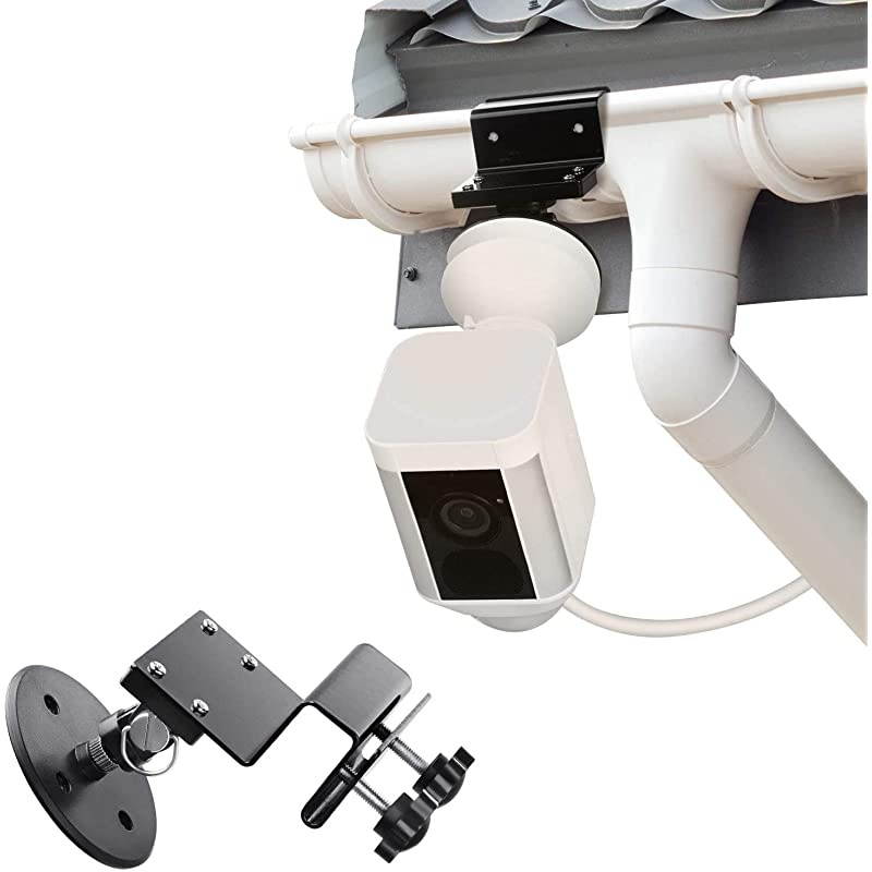 Gutter Mount Compatible with Ring Spotlight Cam Wired Ring Spotlight Cam Battery Greater Height for Your Ring Camera Black