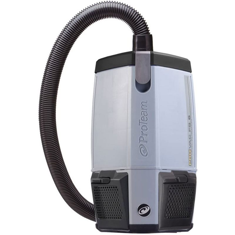 ProTeam 107461 ProVac FS 6 6 Quart Backpack Vacuum with Commercial Power Nozzle Tool Kit, Various Attachments, and 50 Foot Extension Cord