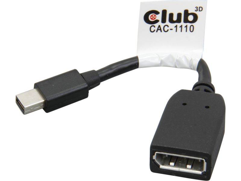 Club3D Model CAC-1110 Mini DisplayPort to DisplayPort Adapter Cable