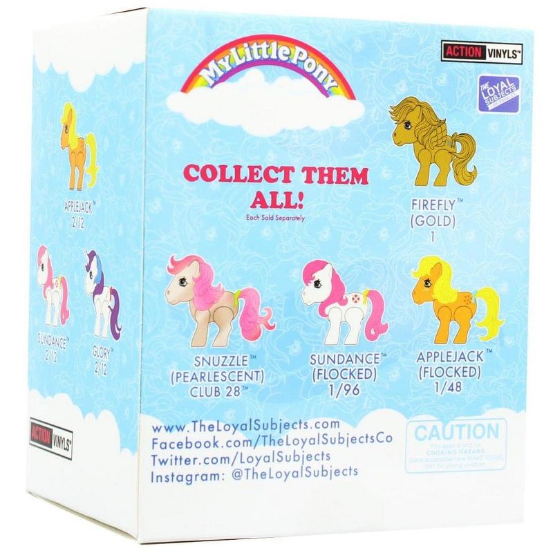The Loyal Subjects My Little Pony Blind Box 3" Action Vinyls Wave 6, One Random