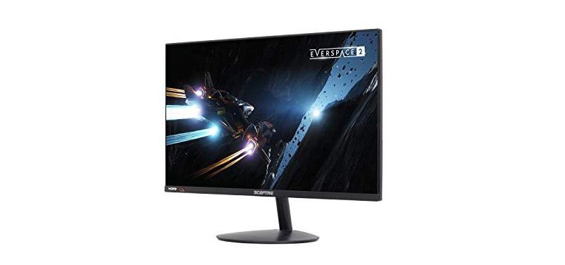 Sceptre 24" 75Hz Full HD 1080P LED Monitor HDMI VGA Build In Speakers, Brushed Black 2019 (E248W-19203RS)
