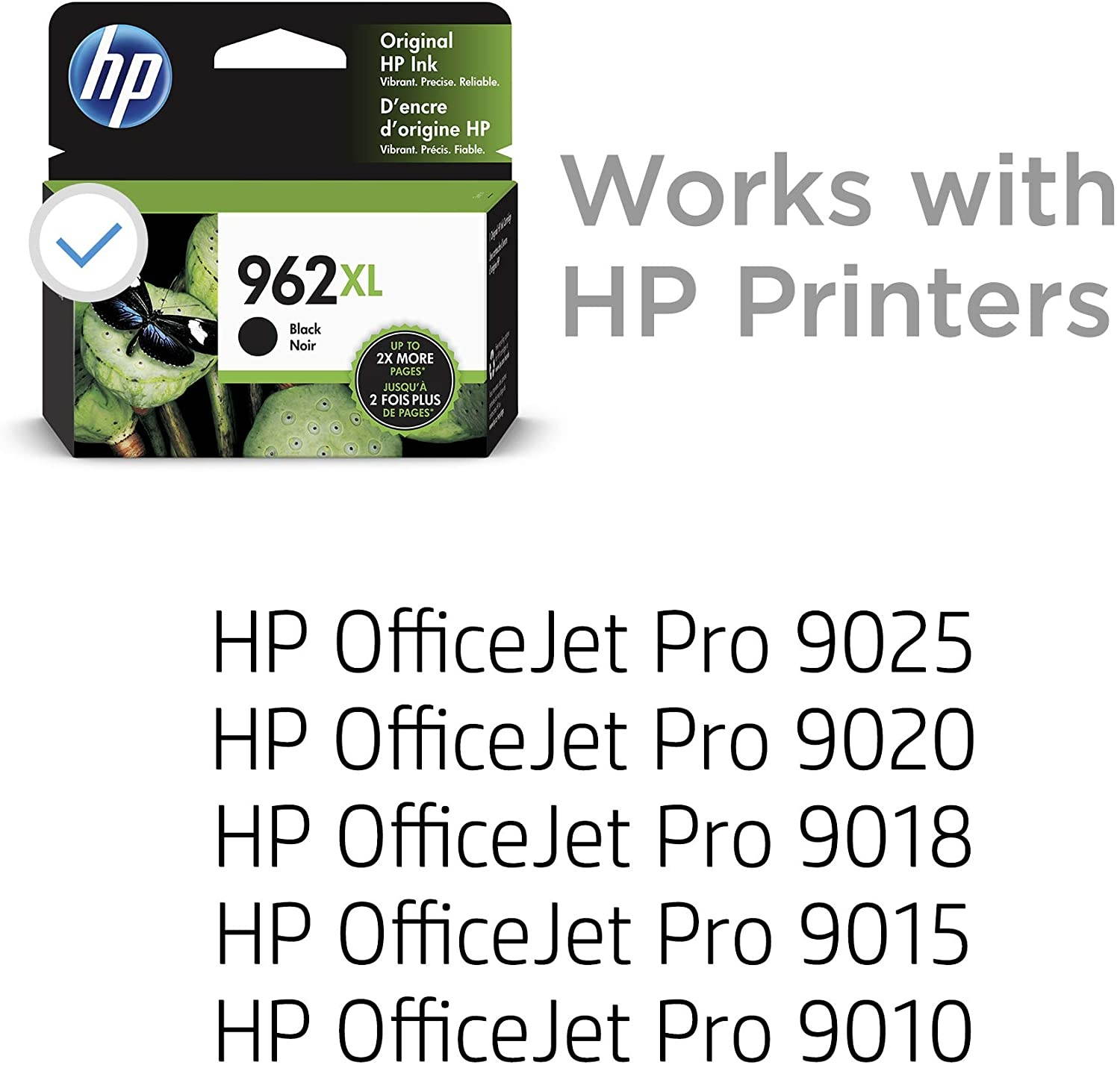 HP 962XL | Ink Cartridge | Black | 3JA03AN