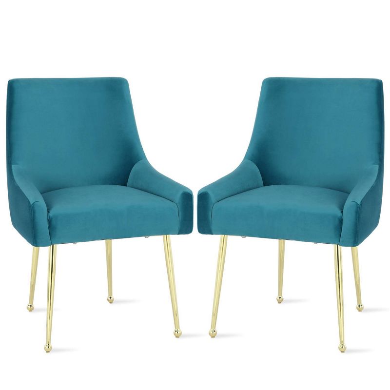 2pc Huxley Dining Chairs Blue - Novogratz