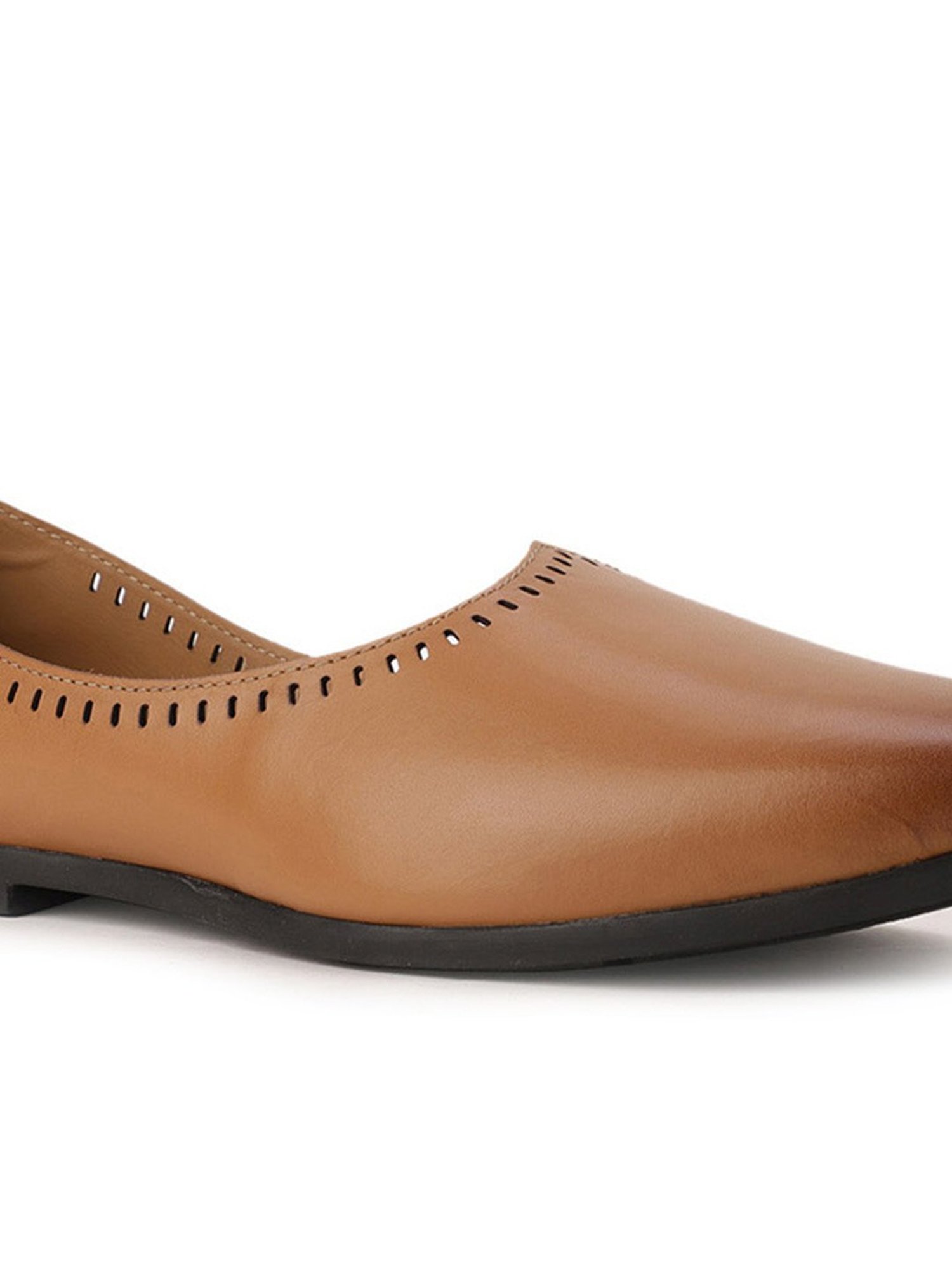 Bata Men's Tan Ethnic Juttis