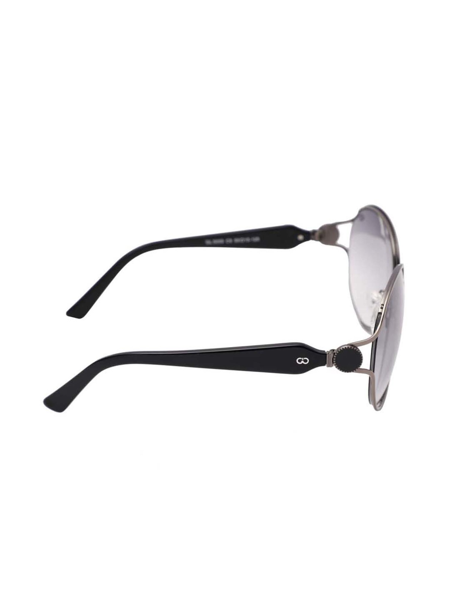 Gio Collection GL5059C09 Silver Oval Sunglasses