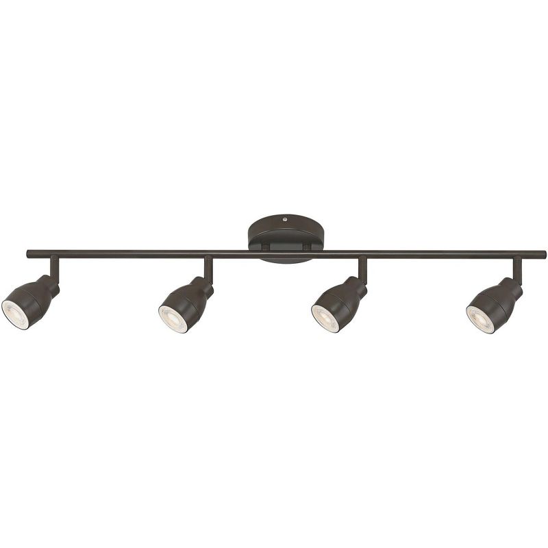 Pro Track 4-Light Bronze LED Track Fixture