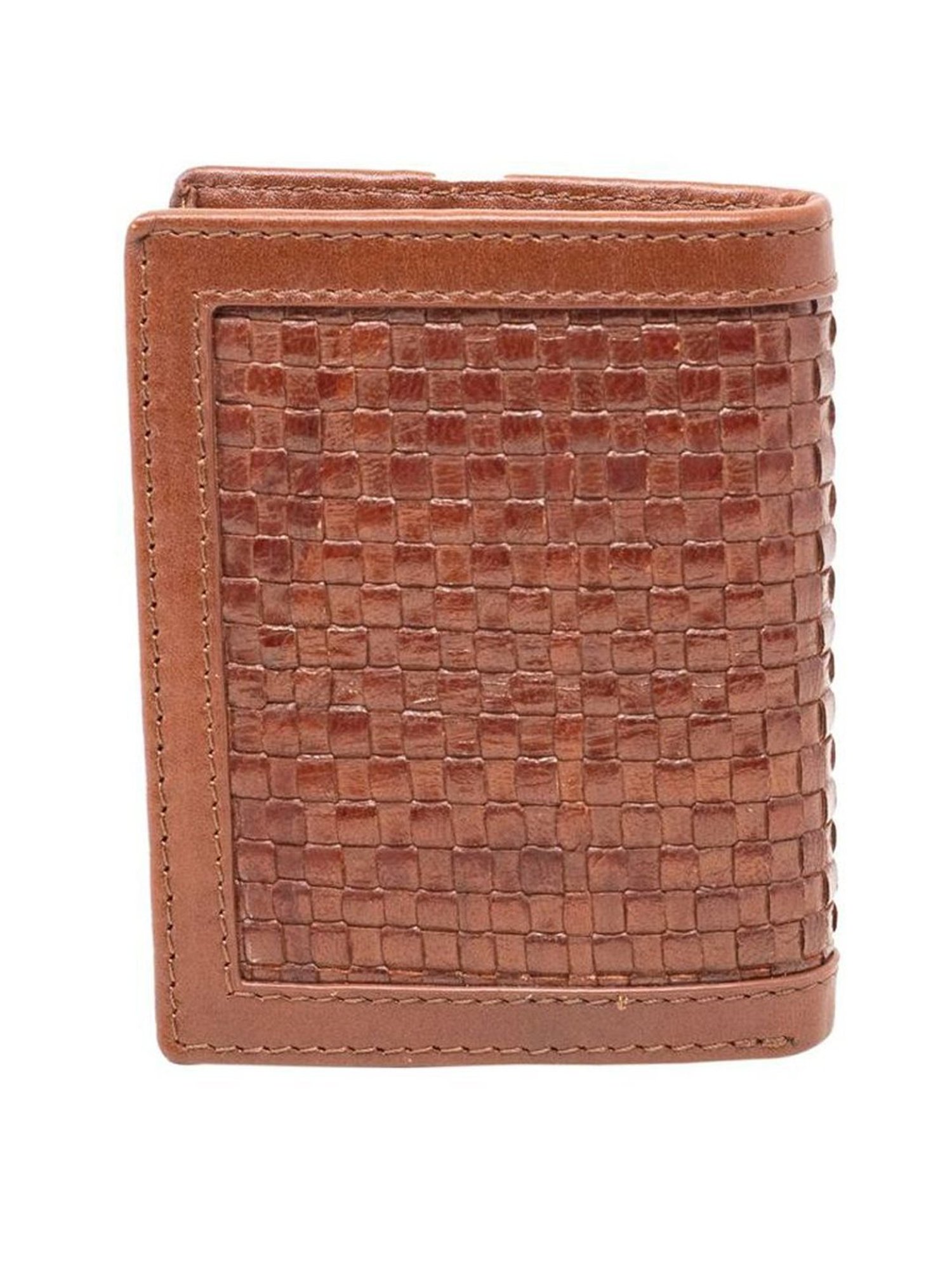 Tohl Tan Casual Leather Bi-Fold Wallet for Men