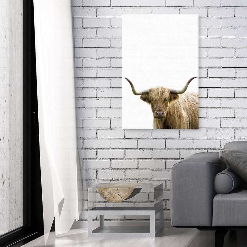 24" x 36" Bonny Bovine by Assaf Frank Unframed Wall Canvas - Masterpiece Art Gallery