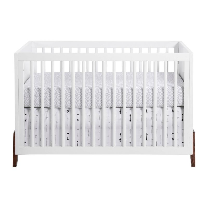 Oxford Baby Mari 3-in-1 Island Crib - White/Brown