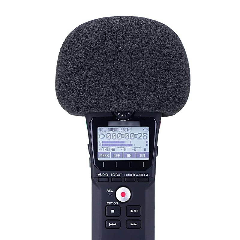 Zoom H1n Recorder Foam amp Furry IndoorOutdoor Windscreen Muff Pop FilterWind Cover Shield Fits Zoom H1n amp H1 Handy Portable Digital Recorder