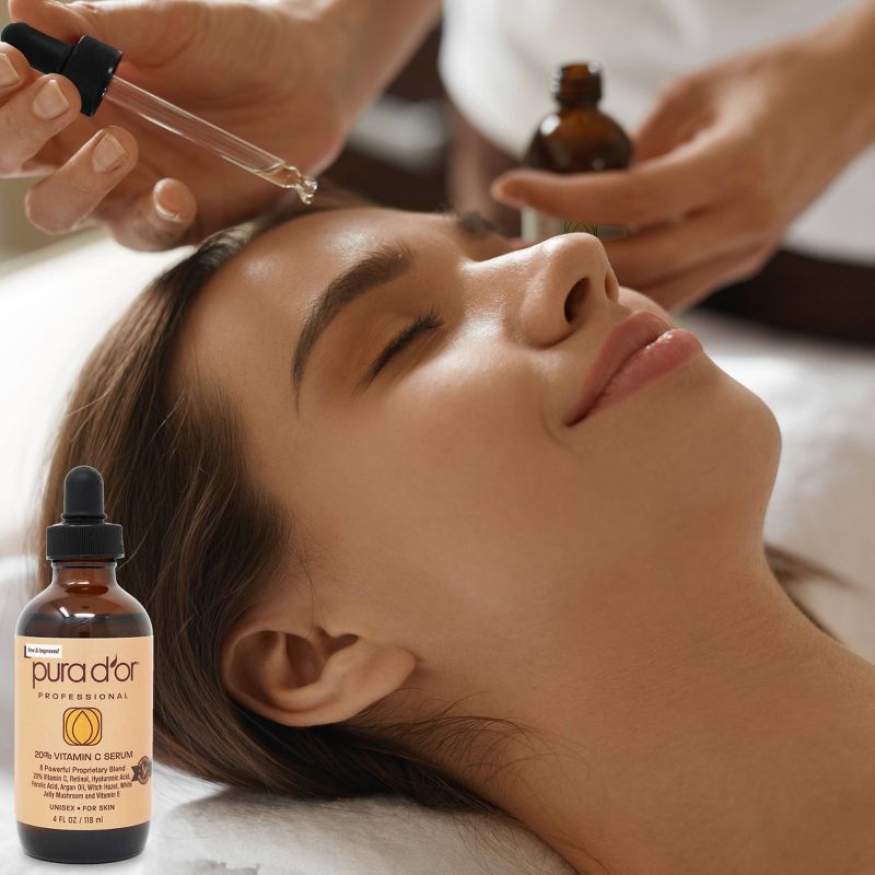 Pura d'or 20% Vitamin C Serum - 4 fl oz