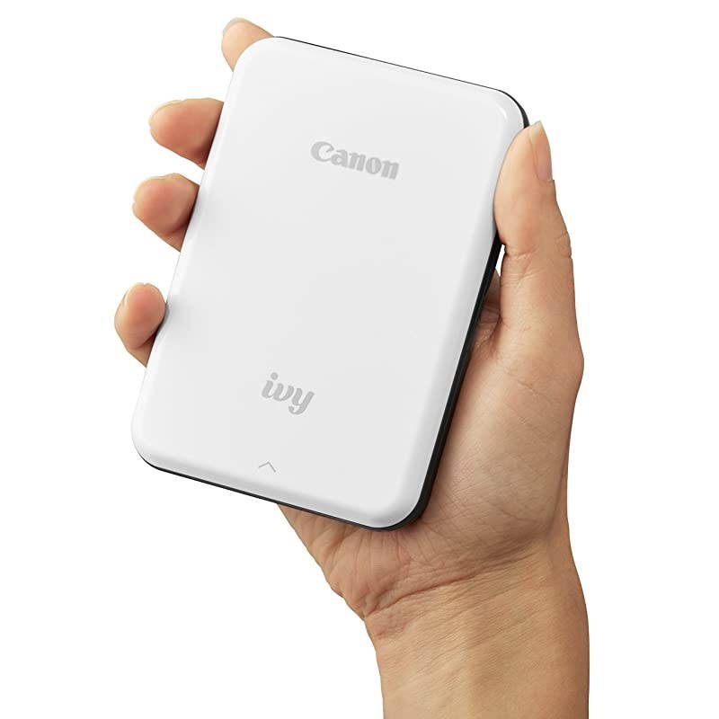 IVY Mini Photo Printer for Smartphones (Slate Gray) - Sticky-back prints, Pocket-size