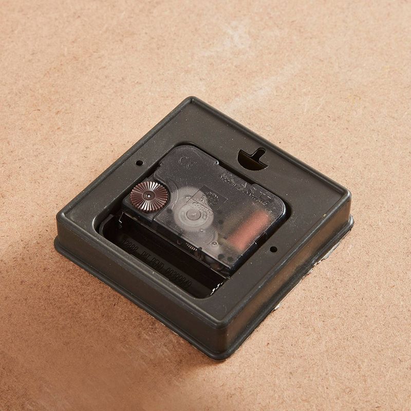 Watson Round Clock Black/Gold - Martha Stewart