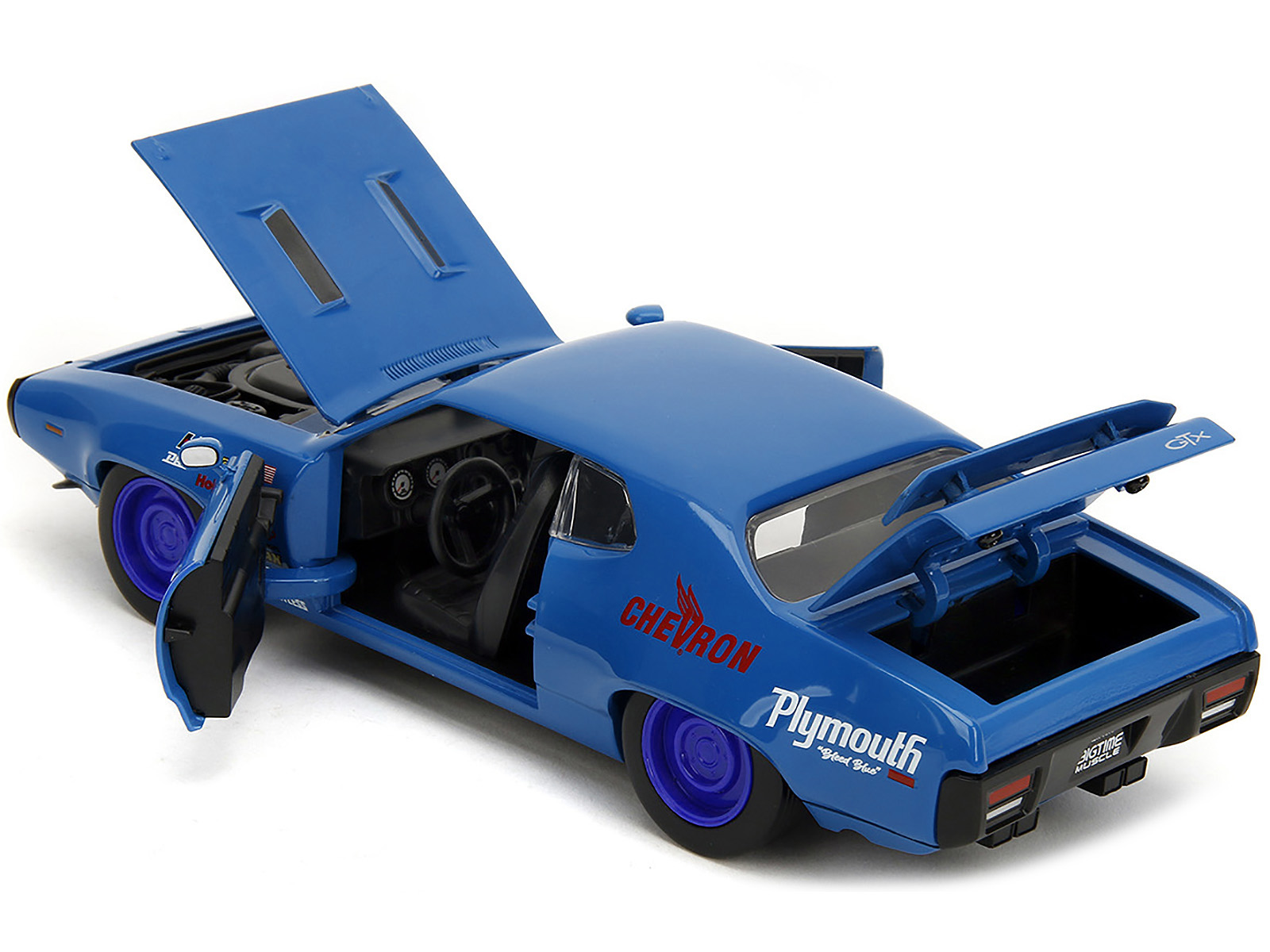 1959 Plymouth Savoy Sedan Powder Blue 1/87 (HO) Scale Diecast Model Car by Oxford Diecast