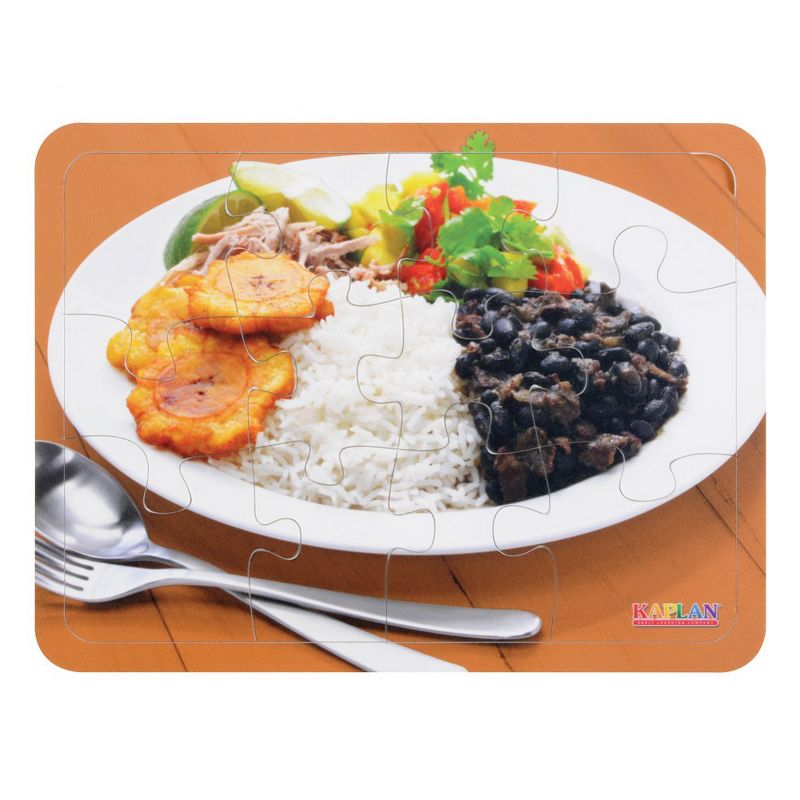 Kaplan Early Learning Cultural Food Puzzles - Set of 6