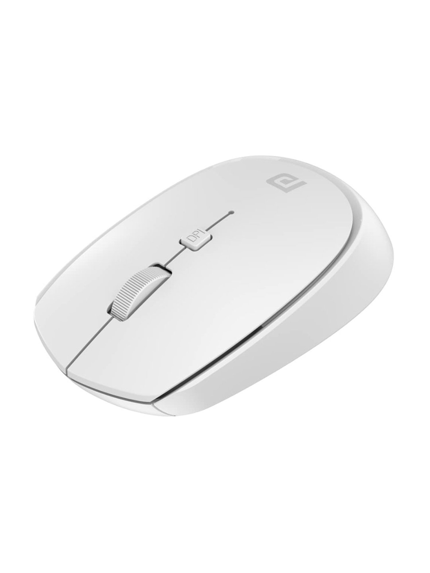 Portronics Toad 23 Wireless Optical Mouse with 2.4GHz, USB Nano Dongle, Optical Orientation (White)