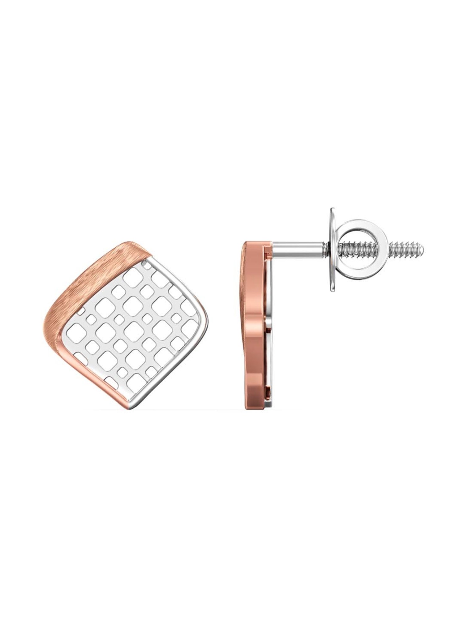 Joyalukkas 950 Platinum Forward Fashion Ear Stud