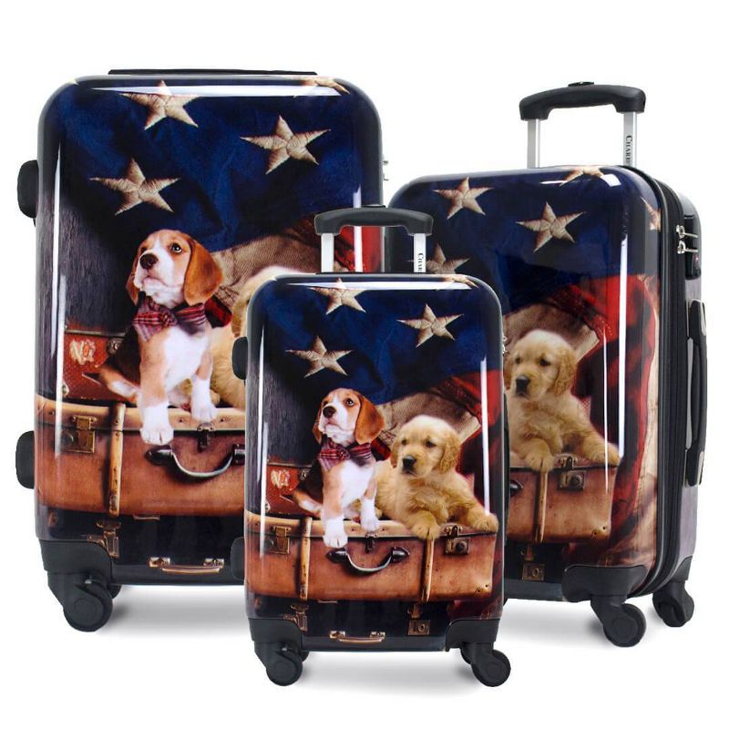 Chariot Travelware CHD-70 Freedom Pups 3pc Luggage Set