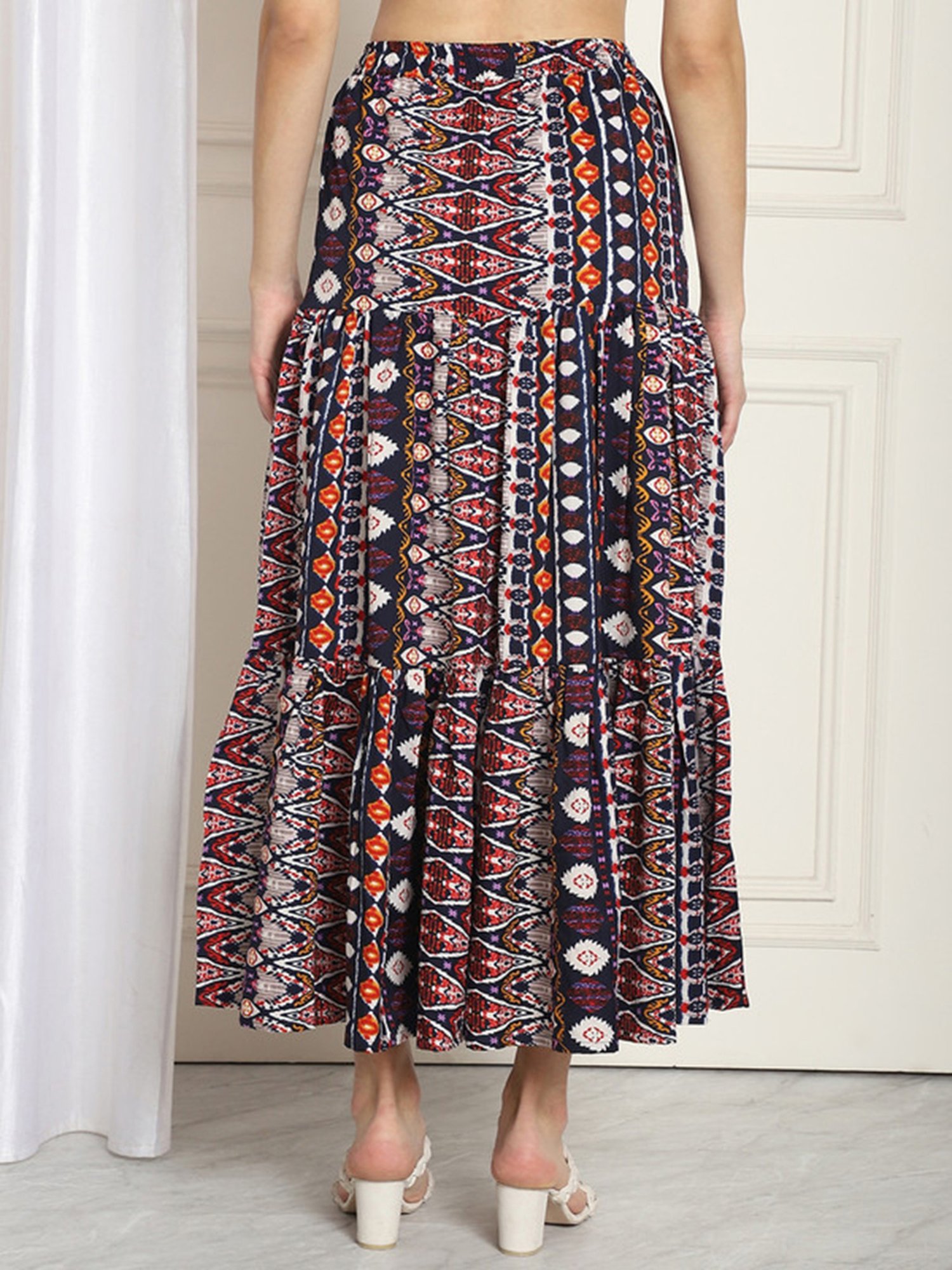 NEUDIS Multicolor Printed Skirt