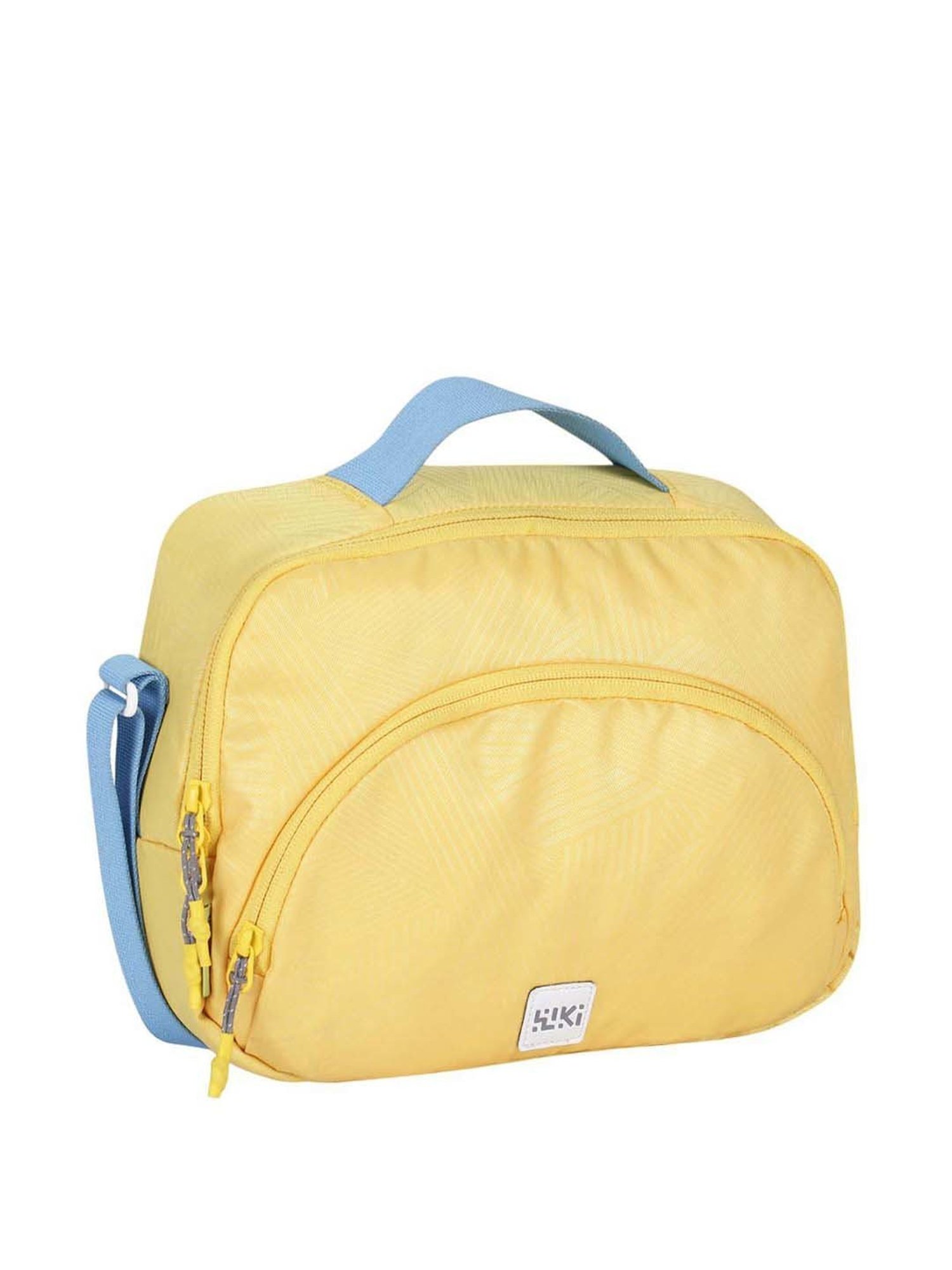 Wiki Yellow Solid Medium Cross Body Bag