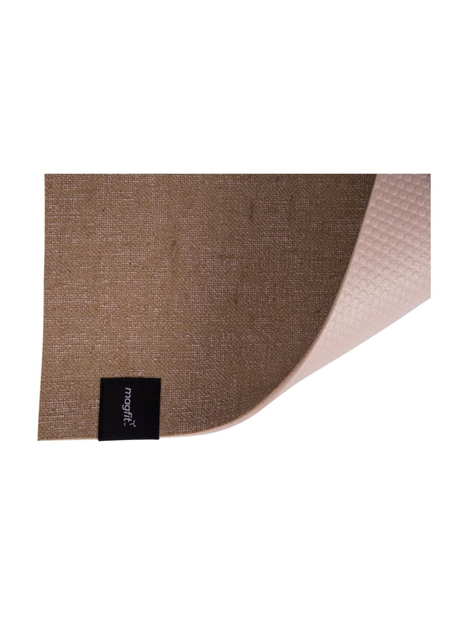 MagFit Khaki Jute Yoga Mat with Mat Bag (5 mm)