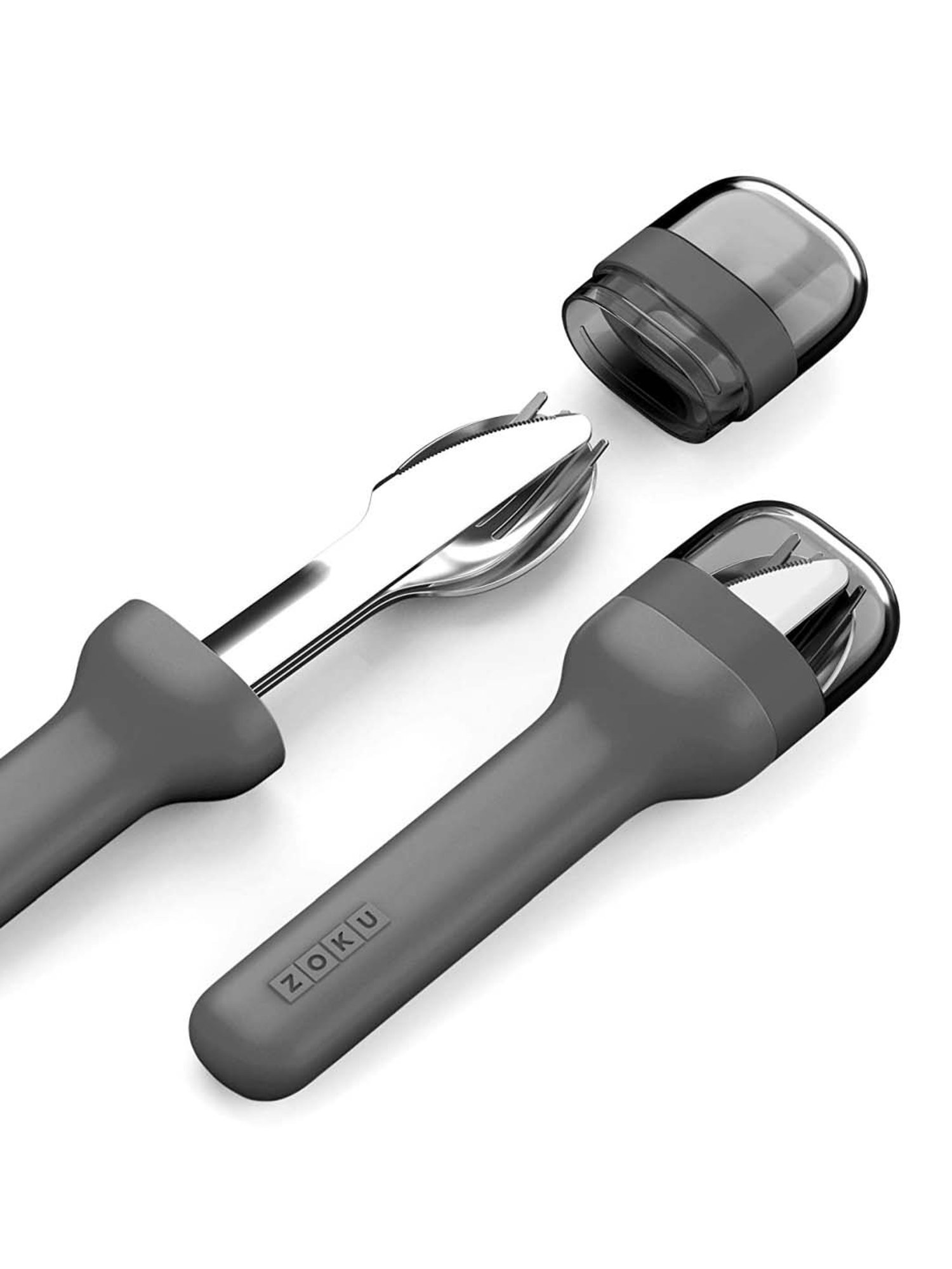 Zoku Grey Stainless Steel Pocket Utensils - Set of 3