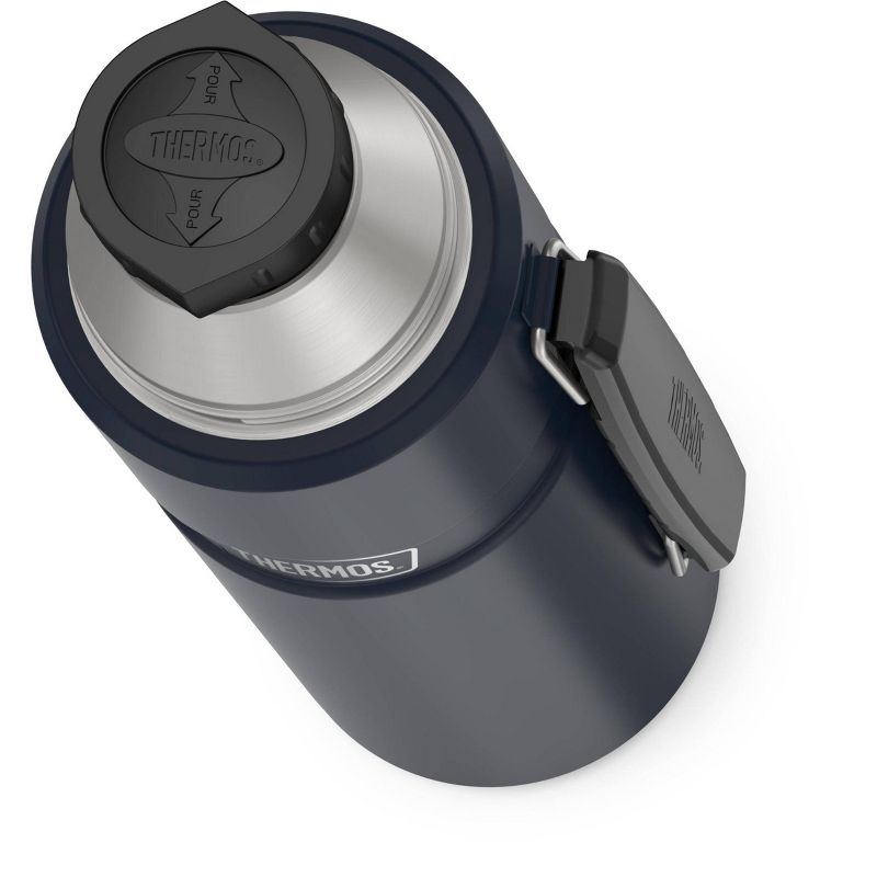 Thermos 40oz Stainless King Beverage Bottle - Midnight Blue