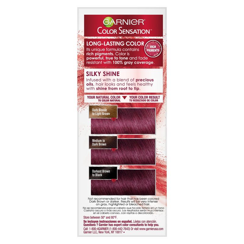 Garnier Color Sensation Rich Long-Lasting Color Cream - 4.26 Intense Burgundy