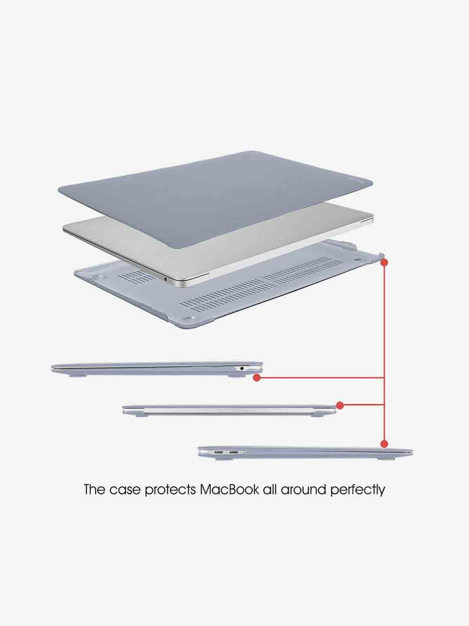 GRIPP New Macbook Sleek Protection Super Light for MacBook Pro 13 Inch 2016 (Frost)