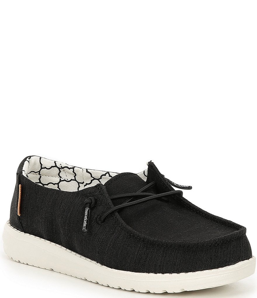 Hey Dude Girls' Wendy Linen Washable Slip-Ons (Toddler)