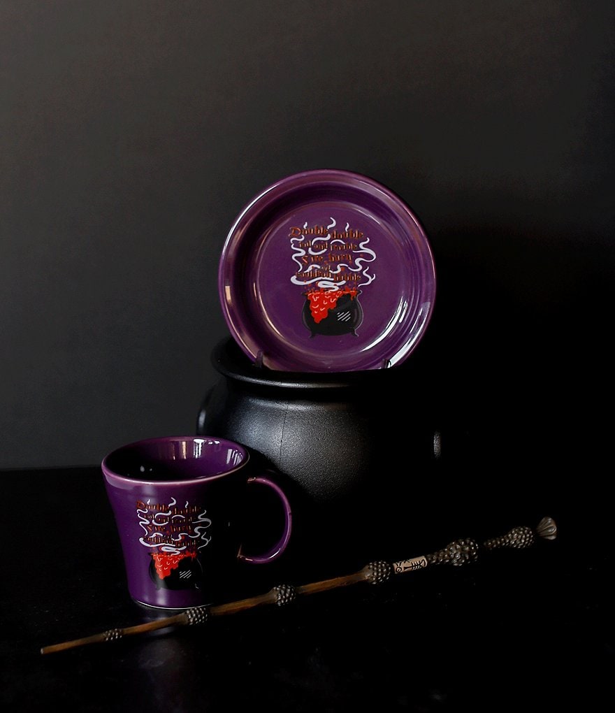 Fiesta Halloween Cauldron 9#double; Round Luncheon Plate