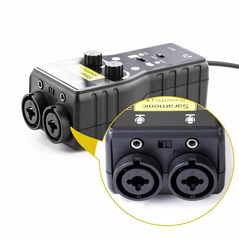 SmartRig+ 2-Channel XLR/3.5mm Karaoke Microphone Audio Mixer with Preamp & Guitar Interface for DSLR Cameras Camcorder iPhone X 8 8x 7 7 plus iPad iPod Android Smartphone Guitar