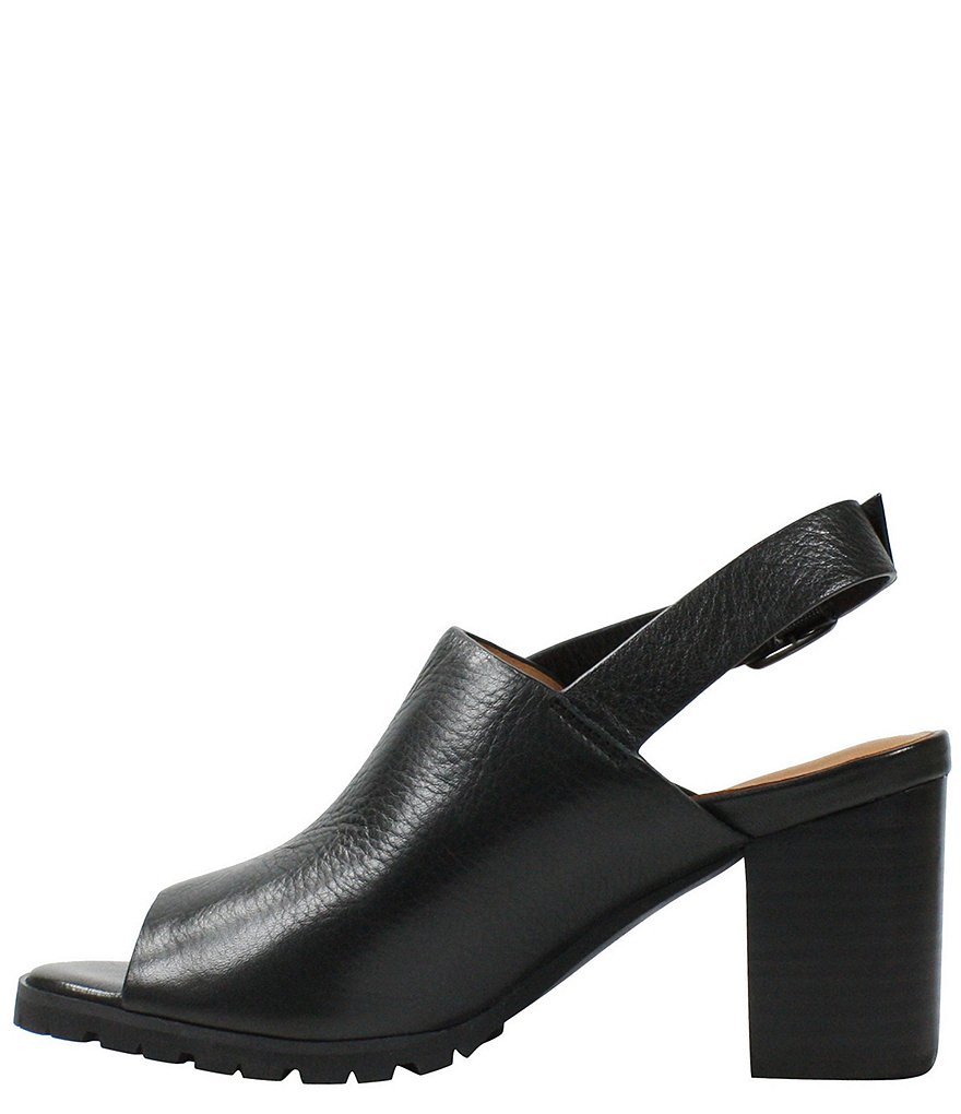 L'Amour Des Pieds Quenton Leather Slingback Sandals