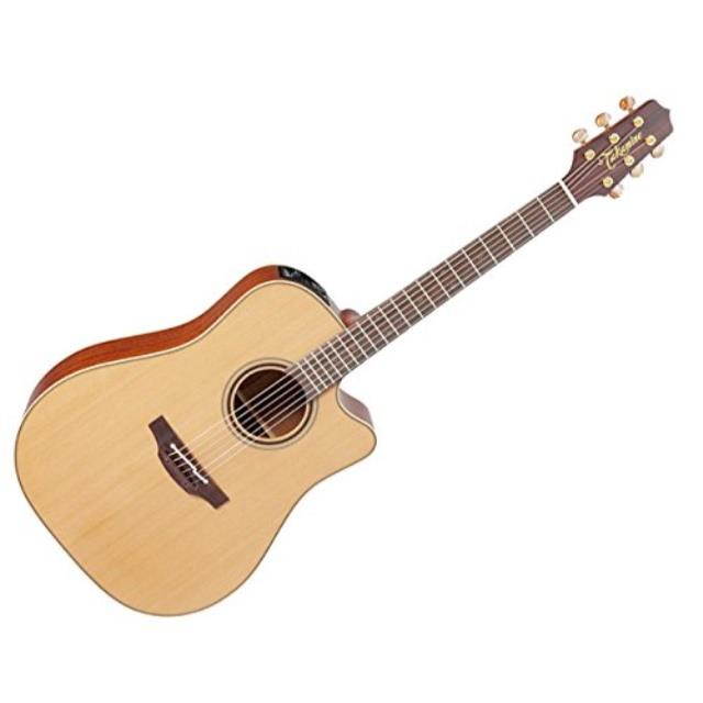 takamine pro series 3 p3dc dreadnought body acoustic electric guitar with case