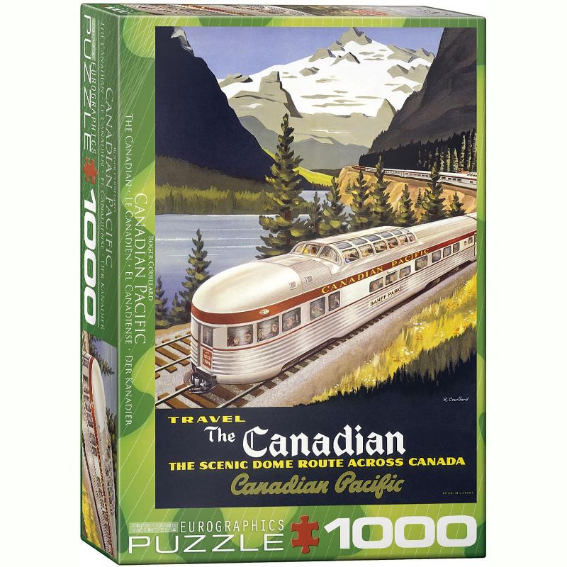 Eurographics Inc. CP Rail The Canadian 1000 Piece Jigsaw Puzzle