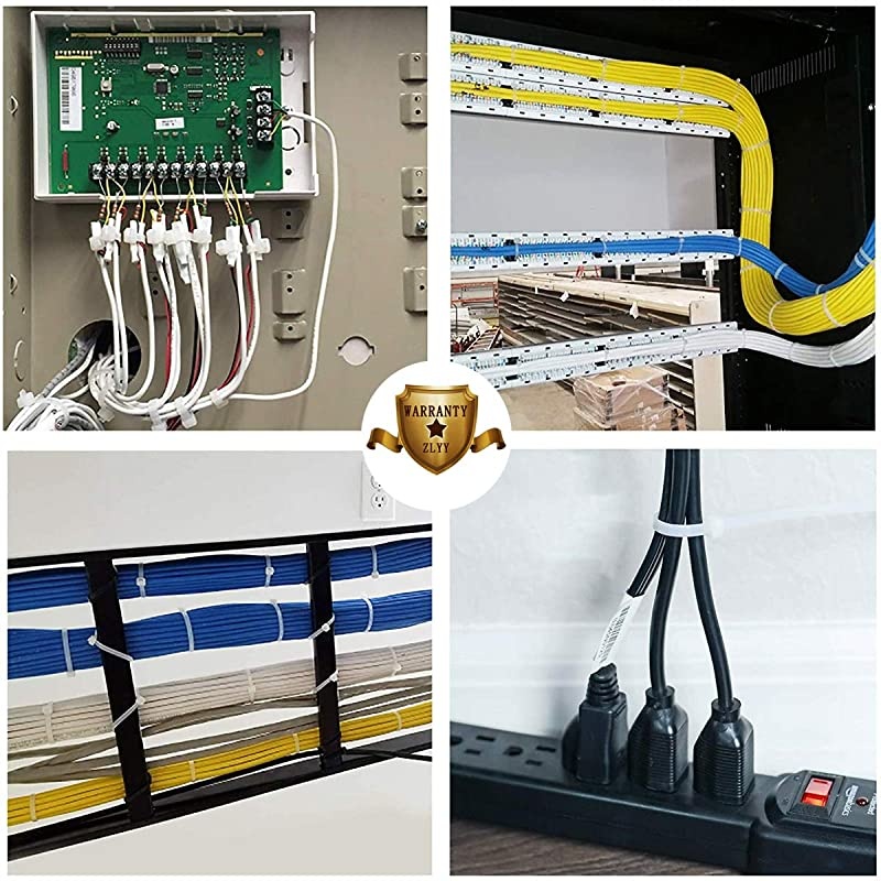 Ties Self-Locking 6 inches Nylon Cable ties,Standard Medium Length Industrial Grade Cable ties Tightly Bind Anything