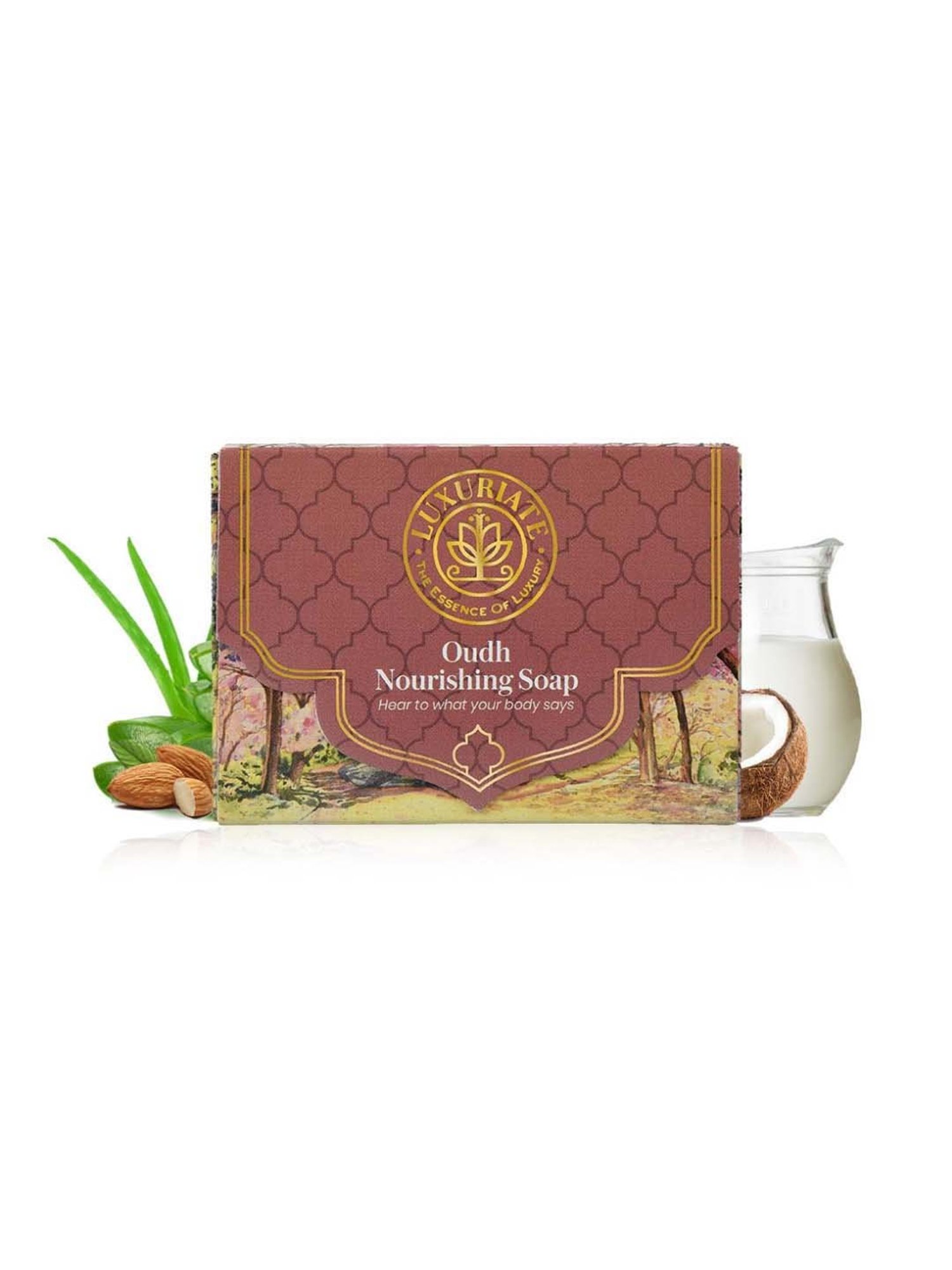 Luxuriate Naturally Oudh Nourishing Winter Soap Pack of 3 - 375 gm