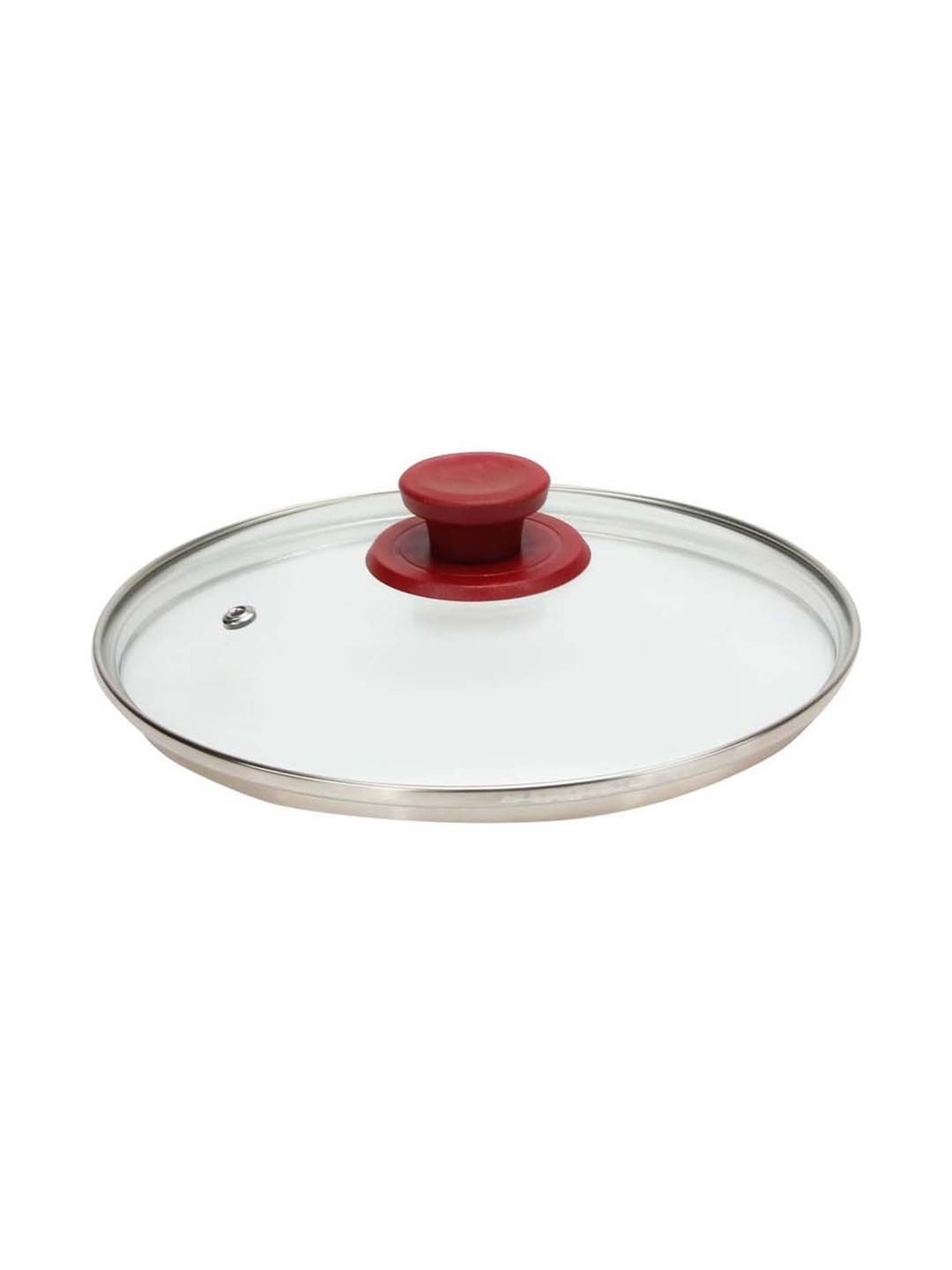 Pigeon Red Aluminium Induction Friendly Pressure Cooker With Lid & Strainer (5 L) - Set of 1